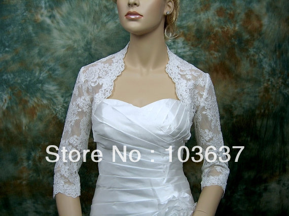 Custom Made Free Shipping satin cap Sleevees bolero wedding jacket  Bridal Jackets Shawl Bridal Wraps  Wedding Accessories