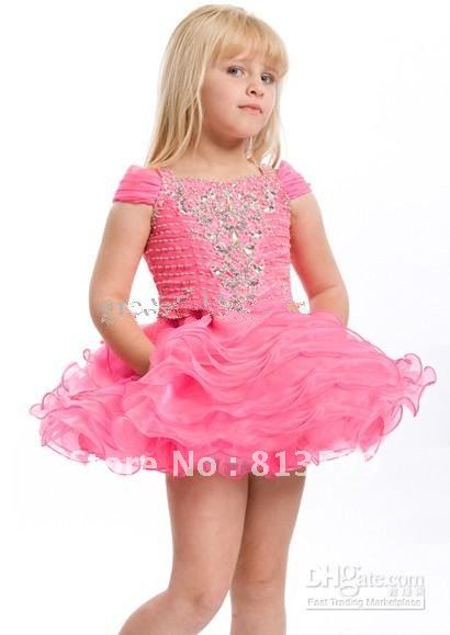Custom made hot new kids gown designs ball gown for children pageant flower girl dress