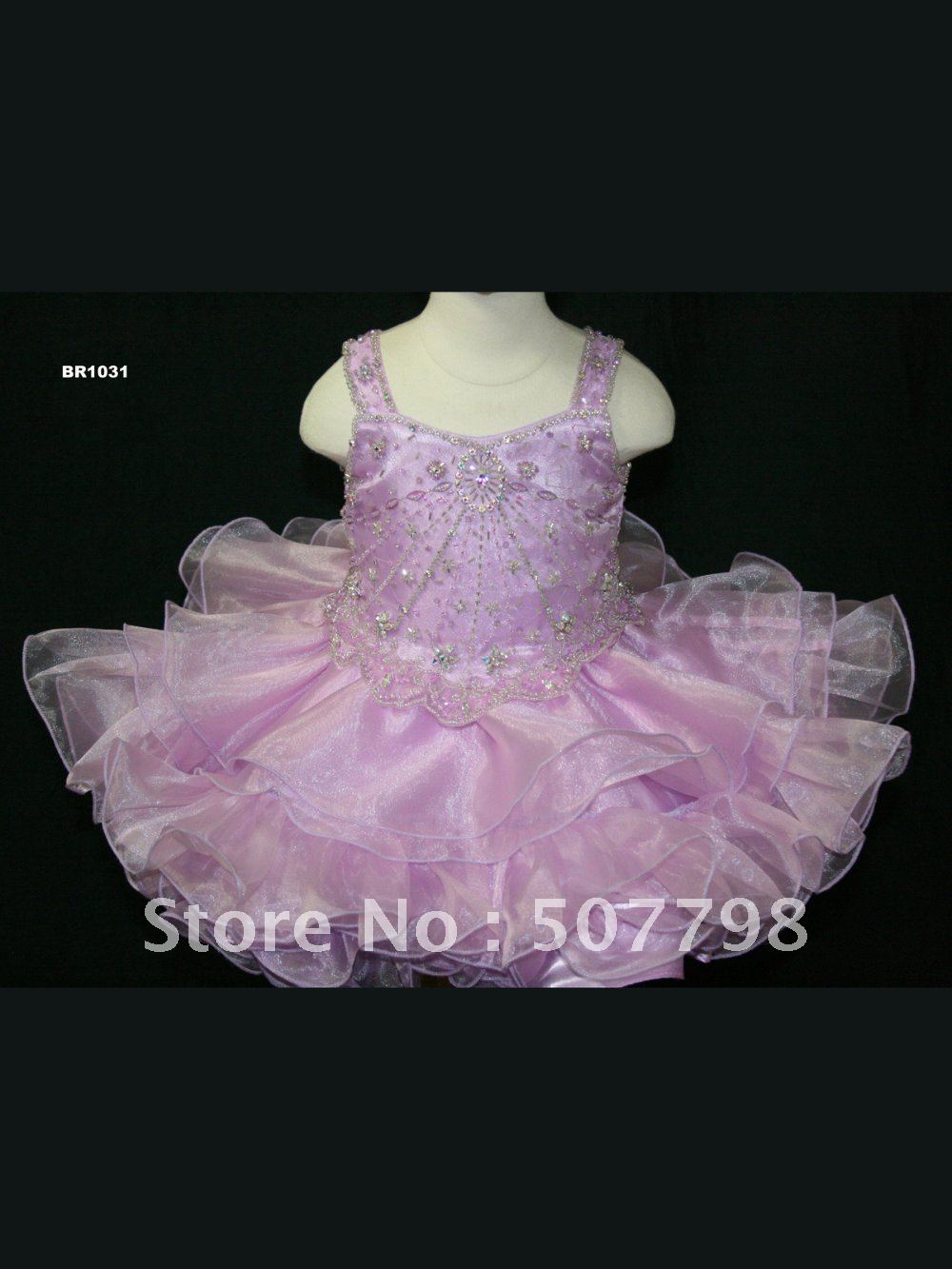 custom made Lillac V-neck Baby Pageant Dress Little Rosie BR1031, fashion cupcake dress, toddler party gown 0-4T