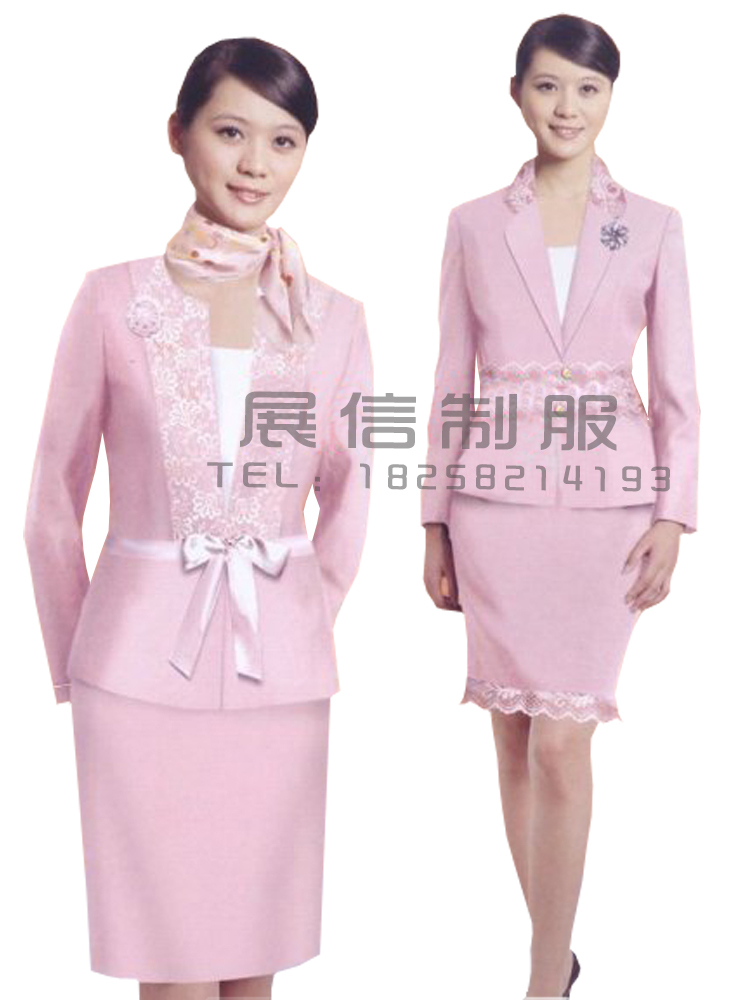 Customize customize front desk work uniforms commercial women's professional set zy040