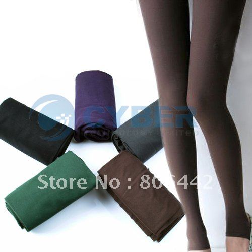 Cute New Fashion Opaque Pantyhose Tights Stockings lady Leggings pants 5 colors Free Shipping