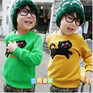 Cute Winter Cartoon Hoodies & Sweatshirts Fashion Clothing for Girls and Boys Children's Lovely Clothes Wholesale Free Shipping