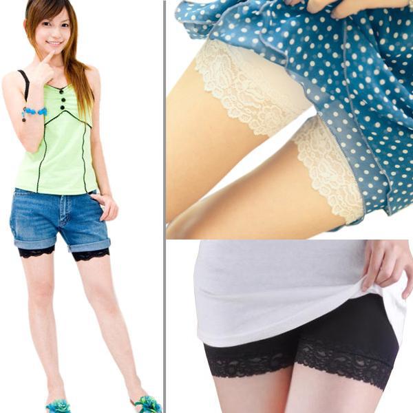 Cute Womens Ladies Lace Leggings Safety Shorts Pants Tights Black/White New A831