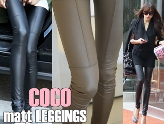 D012 autumn and winter sexy repair leather legging