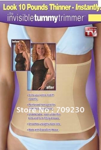 D103 Free shipping,Invisible Tummy Trimmer New Slimming Belt Waist trimmer Lift Body Shapes limmerr wear Thinner 5099