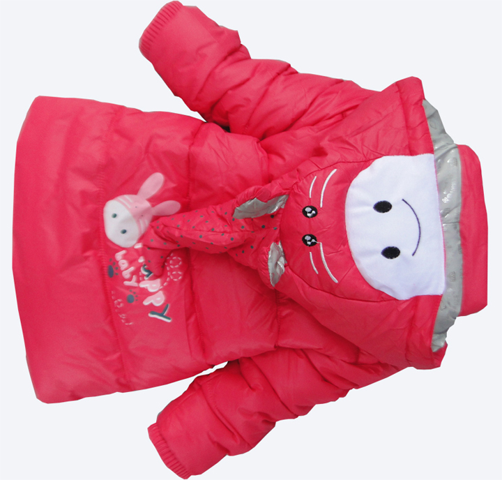 D56 child children's clothing female child wadded jacket winter 2012 outerwear thickening down cotton children
