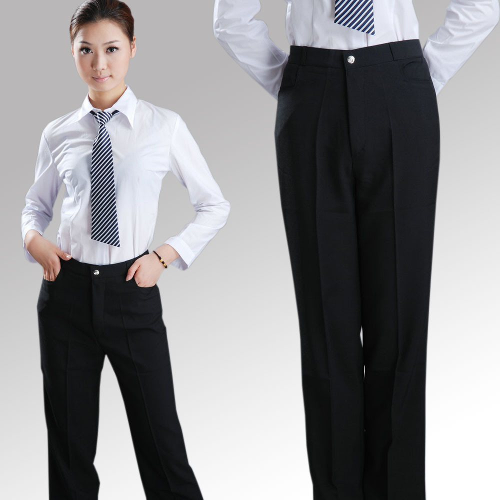 D786 work wear summer pants summer black work pants short-sleeve tooling straight pants uniform