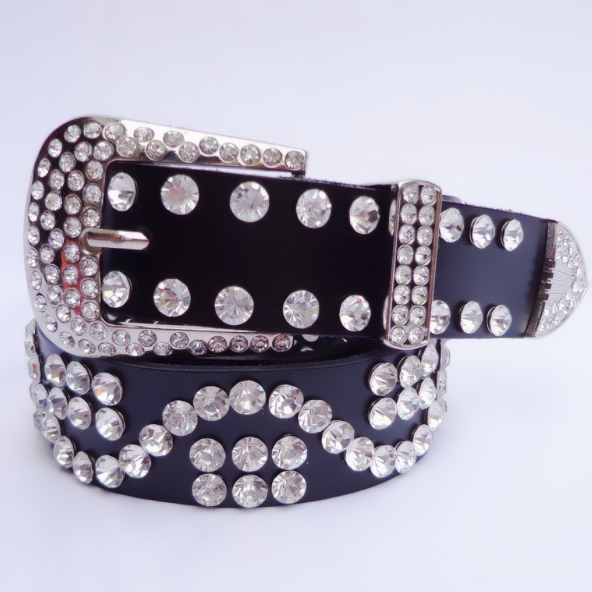 Decoration women's belt Women a rhinestone fashion full rhinestone diamond genuine leather cowhide crystal with diamond strap