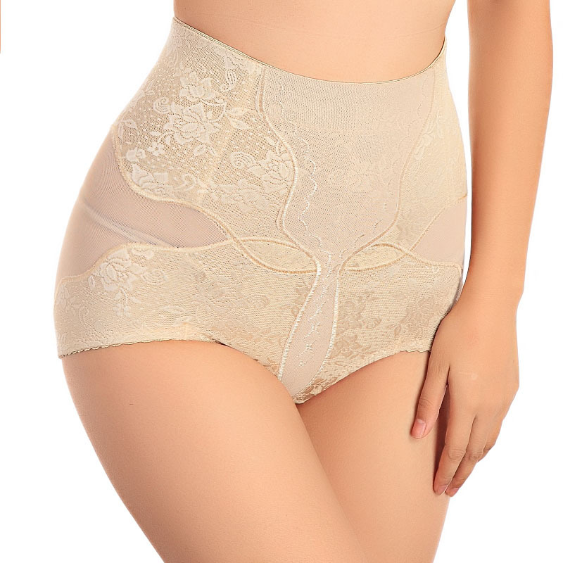 Deformation body shaping pants reticularis female high waist body shaping pants 07170