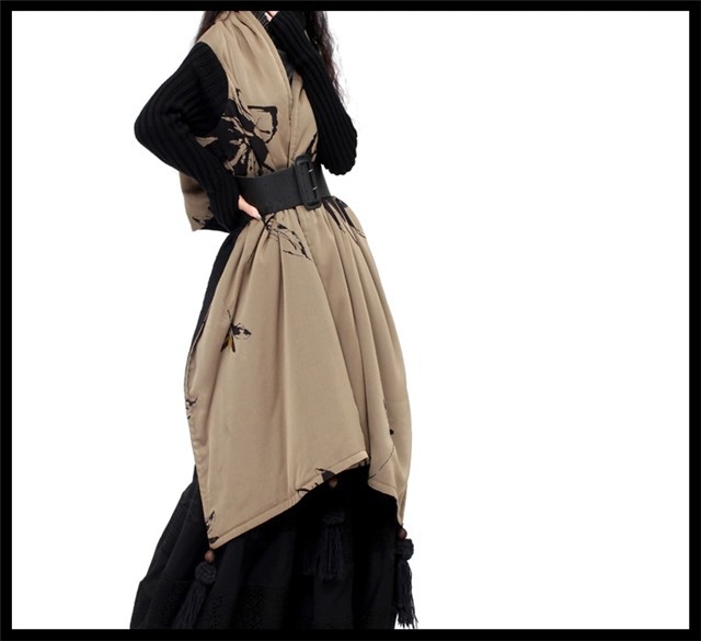 DEMONSTYLE Autumn&Winter New arrival wash paiting coat /overcoat WA10022D