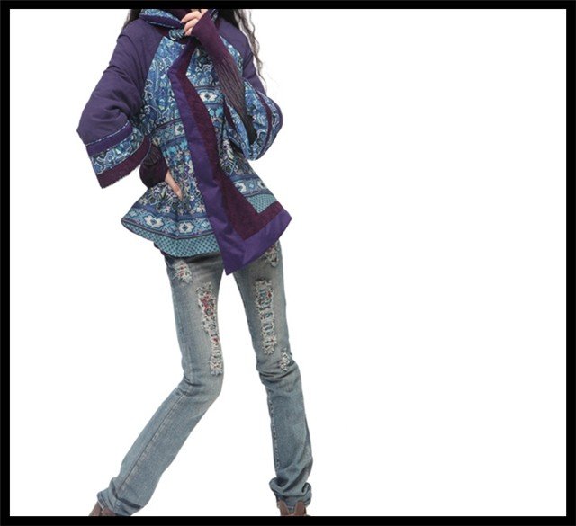 [DEMONSTYLE]lady's trousers/Jeans,pants,original design denim trousers KN11425Q