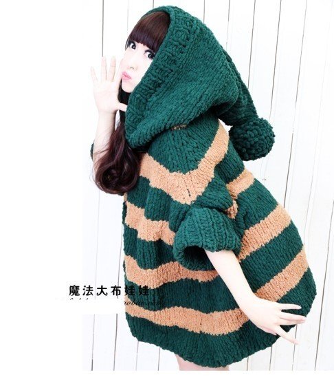 DEMONSTYLE original design sweater knitting wool coat,women's sweater custum made