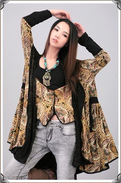 DEMONSTYLE Spring new arrival original design lady's Spring coat,women's shirt