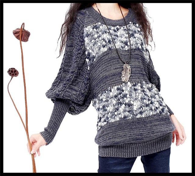 DEMONSTYLE Spring new Lady's wool knitting sweater,women's sweater YB12527D