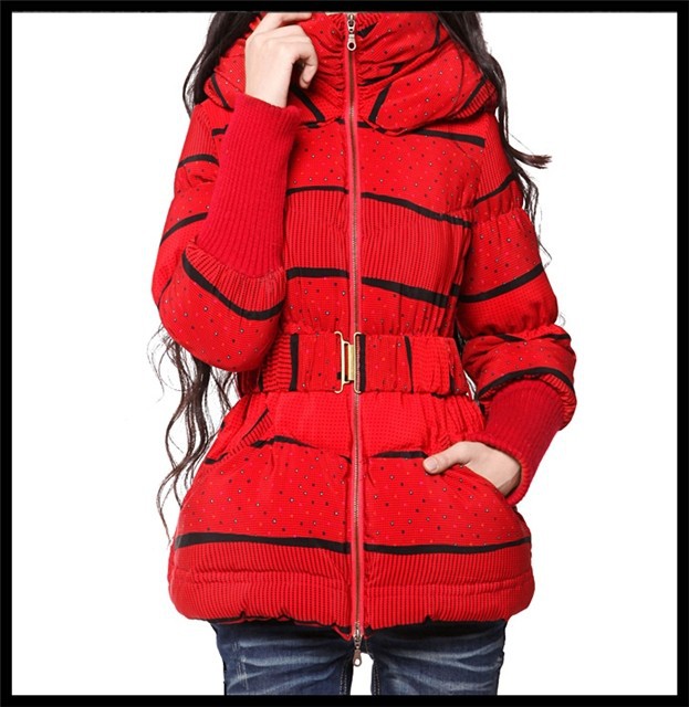 DEMONSTYLE Winter New arrival women's 90%white duck down jacket,lady's eiderdown coat,  ZK10124D