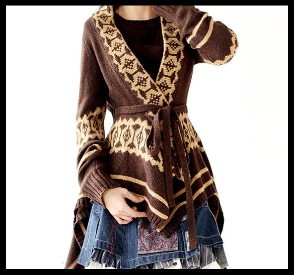 DEMONSTYLE Winter New arrival women's cardigan ,lady's woolen coat,B05921