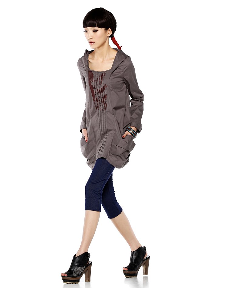 DEMONSTYLE women's top ,lady's hoodies ,2536