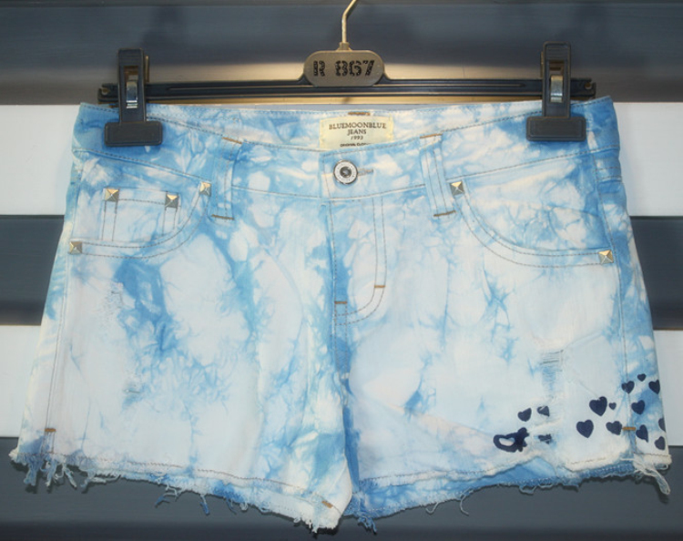 Denim shorts autumn and winter female loose hole flash single-shorts basic shorts boot cut jeans