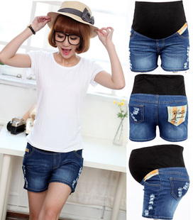 Denim shorts maternity denim shorts k106