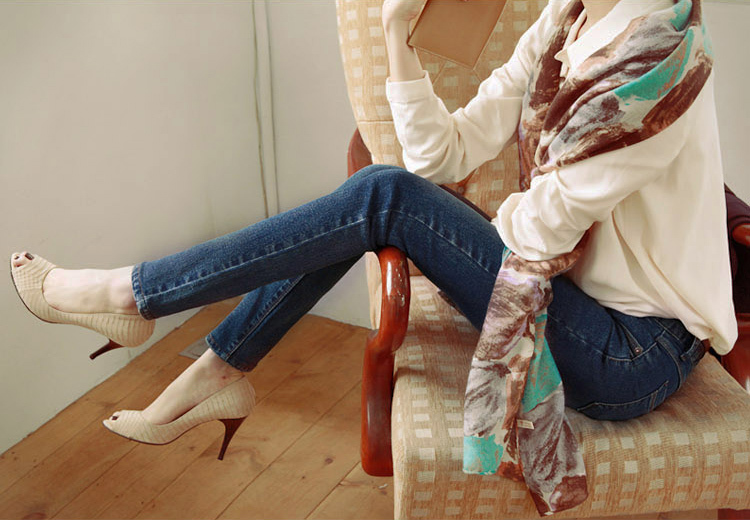 Denim skinny pants jeans female pencil pants butt-lifting reminisced 9820 26 27