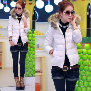 Design short down coat female 2012 thickening down coat outerwear female