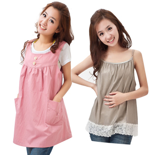 DHL 2013 Hot Radiation-resistant maternity clothing silver fiber protective vest skirt double combination For Pregnant woman