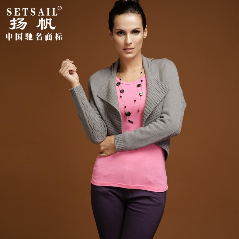DHL free 2012 women's autumn women's cashmere sweater brief autumn cardigan