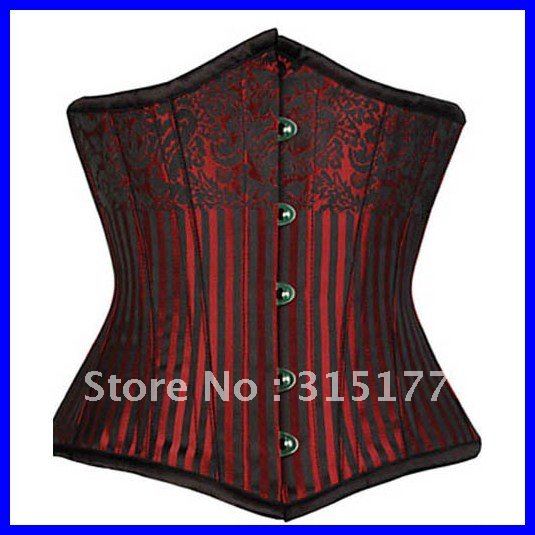 DHL Free shipping 2012 Fashion Corset for women Wholesale 10pcs/lot Sexy underwear Lace Top Satin Underbust Corset 5126