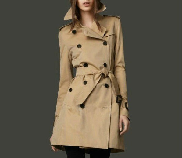 DHL Free shipping 2012 New Arrival Autumn brand desiger classic double-breasted Women's Trench Coat Wholesale#Y71912