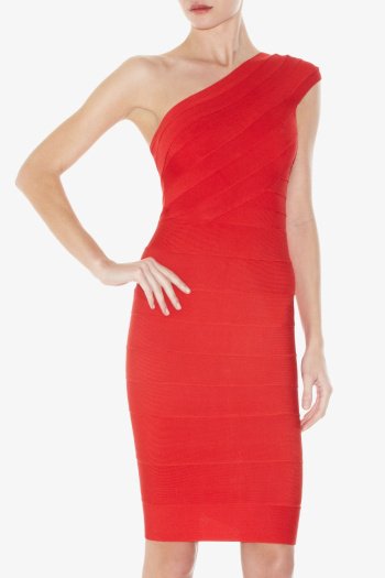 DHL Free shipping Ladies' Sexy Red Color One Shoulder Off Evening Dress/Women Formal Cocktail&Party Dreses/Evening Gown H107