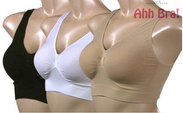 DHL freeshipping 450pcs/lot(150sets) AHH Bra Seamless Bra Body Shaper High Quality 96% Nylon 6 sizes 7 color plastic bag packing