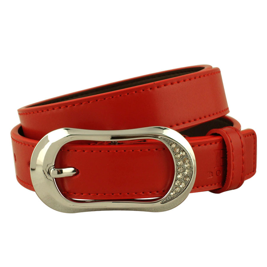 Diamond classic agings all-match genuine leather women's strap red women's belt