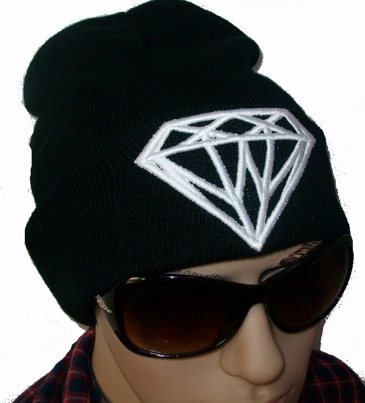 Diamond Supply Co Beanie Hats black cheap online The Most Popular Forms Of Head Wear Now