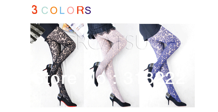 Dimensional flower pattern tights  pantyhose of sexy fishnet effect  free shipping retail and wholesale 2013 new Valentine gift