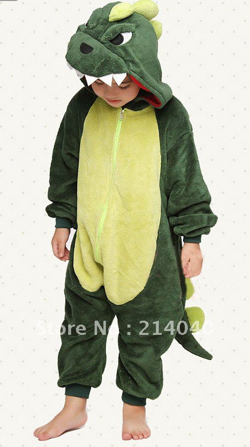 Dinosaur Cosplay Kigurumi Animal Costume for Kids pajamas