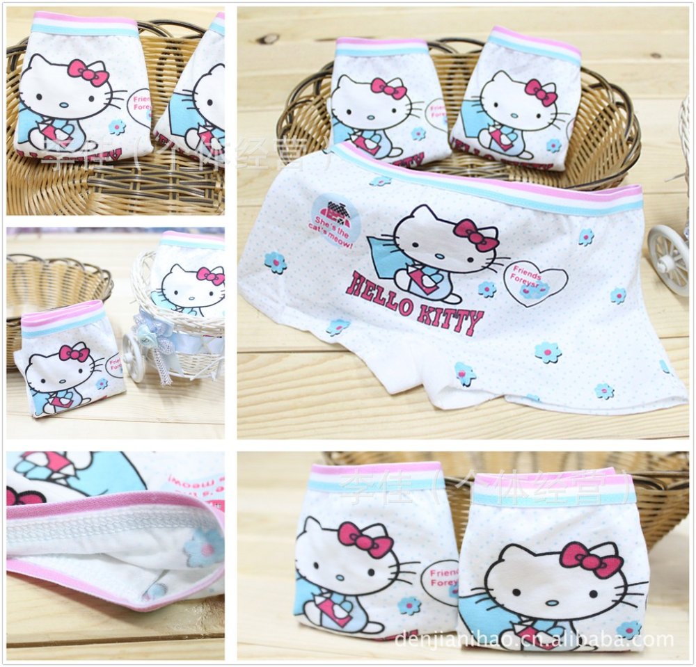 Direct manufacturers little cat kids pants, children's underwear, Douuchi I Panty,12pcs/lot,free shipping