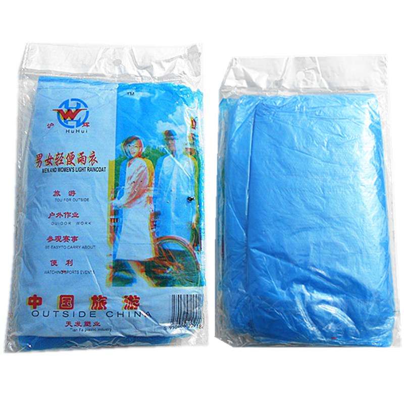 Disposable raincoat outdoor travel