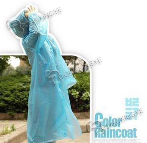 Disposable Raincoat Rainwear with Buttons, Travel Raincoat, One-time Raincoat, Free Shipping,100pcs