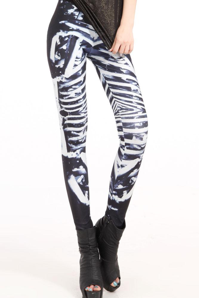 Dl human skeleton vintage women's 79096 legging