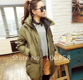 dl2028 Branded Warm And Fashion Down Filled Long Coat With Fur Lining