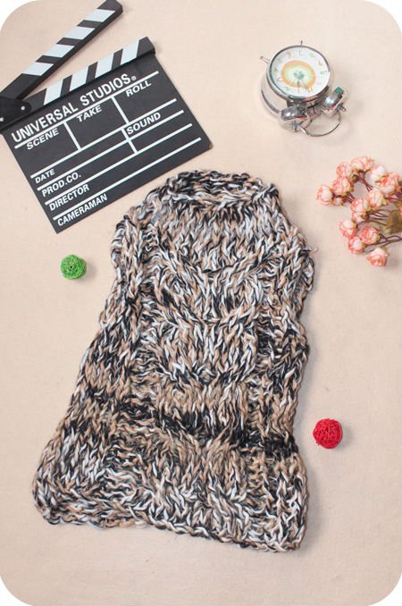 DL5713 Free Shipping! Fashion Women's Wool Winter Vest Short Crocheted Sleeveless Gilet 3 Colors Wholesale