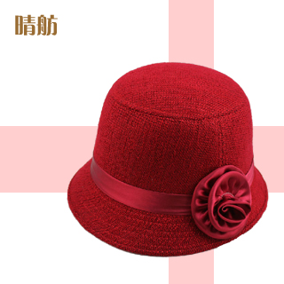 Dome fedoras roll-up hem lovely small fedoras woolen fashion vintage hat roll up hem winter millinery