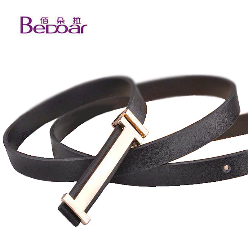 Dora the first layer of cowhide exquisite fashion all-match I-section buckle women's genuine leather strap 100% leather belt