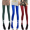 Double 3 sexy multicolour stovepipe socks female silk pantyhose legging socks