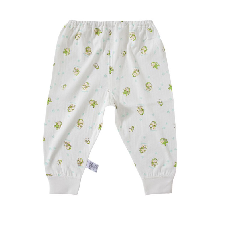 Double layer jacquard baby 2 trousers cotton