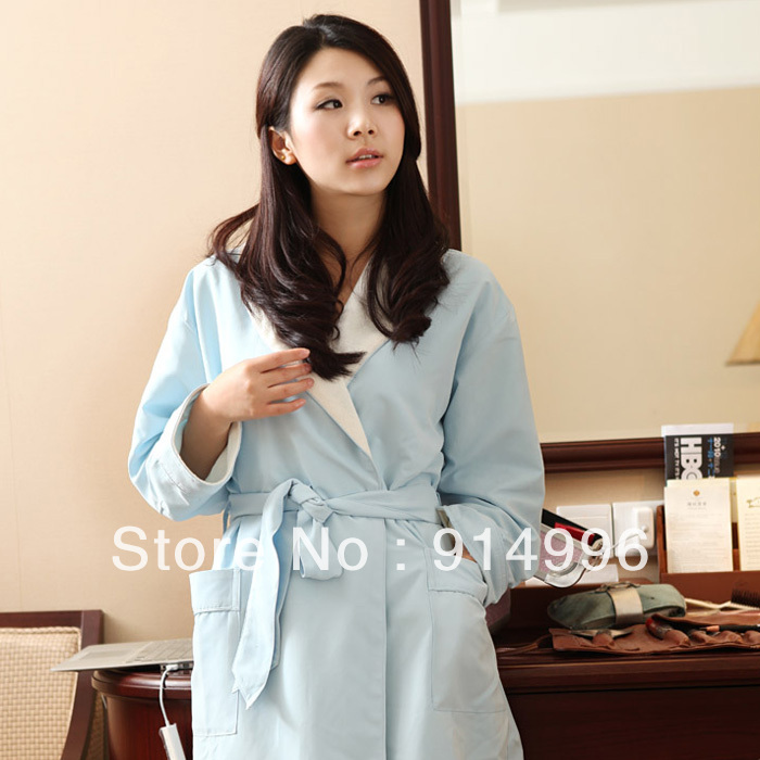 DOUBLE LAYER MICROFIBER BATHROBE. ROBES FOR WOMEN HANGZHOU