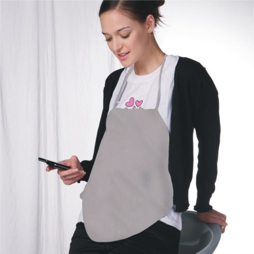 Double layer radiation-resistant bellyached radiation-resistant silver fiber apron radiation-resistant clothing maternity apron