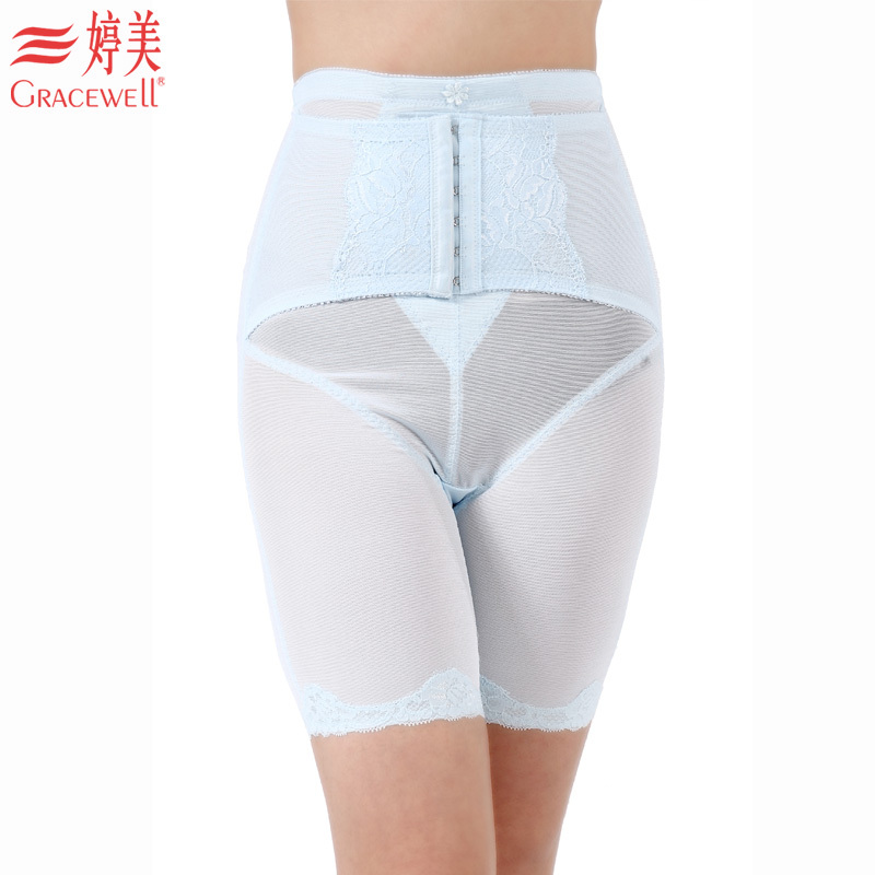 Double pressing drawing abdomen belt powerful drawing postpartum abdomen body shaping trousers