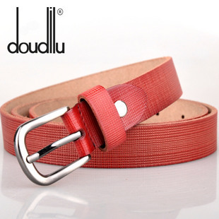 Doudilu cowhide strap pin buckle women's strap women's belt casual genuine leather fashion belt