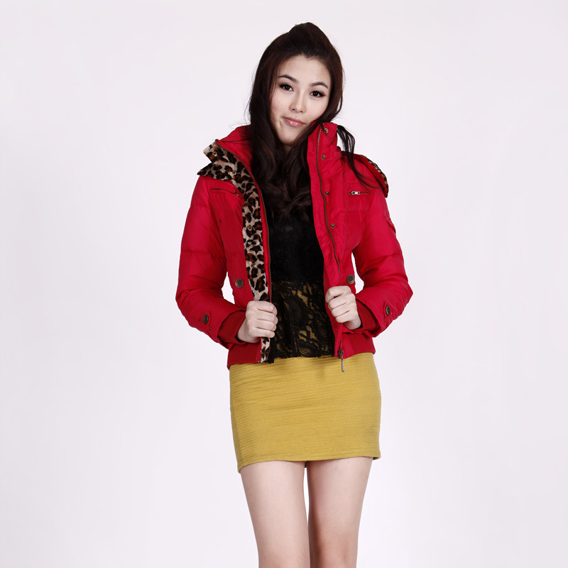 Down coat female short design slim winter fashion 8g351